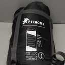 PTEROMY Sleeping Bags for Adults, Lightweight and Machine Washable, Water Resistant Backpacking Camping Sleeping Bag for Warm Cold Weather, Camping Essentials for Hiking Travel (50F~80F, Purple)