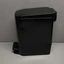 Cesun Small Bathroom Trash Can with Lid Soft Close, Step Pedal, 6 Liter / 1.6 Gallon Stainless Steel Garbage Can with Removable Inner Bucket, Anti-Fingerprint Finish (Matt Black)