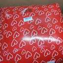 6ft Giant Valentines Teddy Bear Plush, Big Pink Teddy Bear Stuffed Animal with Red Heart, Life Size Love Stuffed Bear Plushie as for Girlfriend Wife Kids, Baby Shower Decor