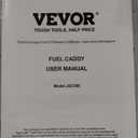VEVOR 30 Gallon Diesel Caddy, 23.5 L/min, 180W Portable Storage Tank Container with Electric Pump Wheels, Diesel Transfer Storage Tank for Fueling (Red)