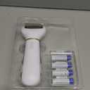 Amop Pedi Perfect Electric Callus Remover Foot File w/ Diamond Crystals, Pedicure Tool for Feet, Removes Hard & Dead Skin, Feet Scrubber & Buffer, Splashproof, w/ Extra Coarse Roller Head, 1 Count