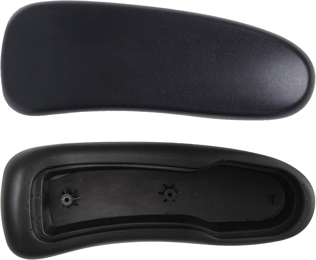 Chair Armrest Replacement, Arm Pad Caps Replacement for Herman Miller Classic Aeron Chair Graphite Black 1 Pair