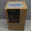 Automatic Dog Feeder - 8L/34 Cups Large Capacity Automatic Cat Food Dispenser with LCD Screen, Large Food Tray, Battery Operated, Timed Cat Feeder, Up to 50 Portions 6 Meals Per Day, Keeps Fresh (Black)