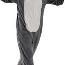 Adult Onesie Pajamas Unisex Sleepwear (Hippo, Medium)