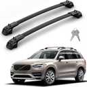 Richeer 330LBS Roof Rack Cross Bars for 2016-2024 Volvo XC90 | Lockable Heavy Duty Aluminum Cross Bar Modified Tie-Down Loops for Cargo Racks Rooftop Luggage Carrier Bicycle