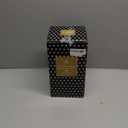 LUKA Porcelain Espresso Cup with Saucer and Metal Stand, 6 Ounce Stackable Ceramic Demitasse Espresso Mugs Cappuccino Cups Set for Latte,Coffee,Cafe Mocha,Tea(Set of 4) (Black & White Stripes)