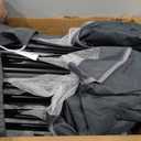 Foldable Baby Playpen with Mat - 74"X50" Large Play Yard for Babies and Toddlers - Indoor & Outdoor Portable Playpen with Storage Bag & 30 Ocean Ball - Baby Fence with Visible Mesh & Zipper Door,Grey