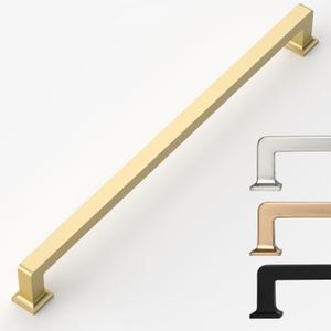 10 Pack 10 Inch Gold Cabinet Handles - Kitchen Hardware Pulls for Cabinets (10"/256MM Hole Center)