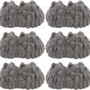 BESTonZON 20PC Mini Rockery Model 2.55 Inch Plastic Landscape Mountain Decor Simulation Garden Accessories Miniature Rocks for Home Office Display