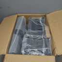 Foldable Wagons for Two Kids & Cargo, with 5-Point Harnesses,Adjustable Push/Pull Handle, Removable Sun Canopy, One-Step Locking Design, Suitable for Family Travel, Two Children Ride, Black (Silver)