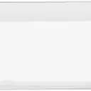 Shadid Square Recessed Ceiling Light Trim, White, Glass Albalite Lens, 9.5 Inch, UL Listed, 100W Max (Pack of 1)