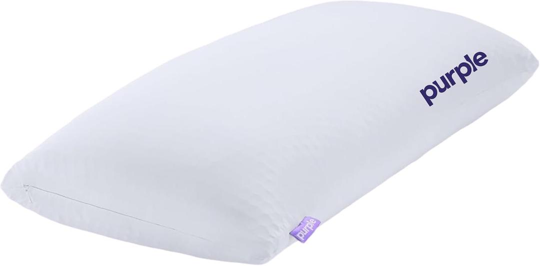 Purple Freeform Pillow - King Size - Customizable Cooling Neck Pillow with Adjustable Fill, GelFlex Grid and MicroFlex Moon Foam, Personalized Height and Firmness for All Sleepers