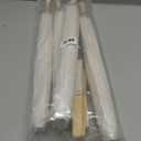 MOTOTO 4 Pack 33 Inch White Paper Umbrellas & 4 Pack 8 Inch Foldable Handheld Fans, Oiled Chinese Japanese White Parasols Umbrellas Paper Fans for DIY Painting, Wedding, Bridal Party, Ceiling Decor