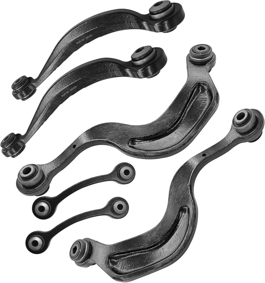 6pcs Rear Upper Control Arm Kit for 2008-2017 Buick Enclave 2009-2017 Chevy Traverse 2007-2016 GMC Acadia 2007-2010 Saturn Outlook