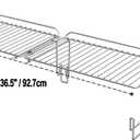onlyfire Griddle Warming Rack for 36" Griddles, BBQ Cooking Griddle Accessories, Keep Foods Warm and Create Extra Cooking Space