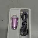 AINOPE 67.5W Car Charger USB C Fast Charging, [Mini & Compact] iPhone 16 Car Charger, Dual Port QC3.0 Cigarette Lighter Adapter USB Charger, Car Charge for iPhone 16 15 Samsung Galaxy Android, Purple