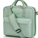 Sturdy 3 Ring Zipper Binder With Shoulder Strap For School - Beautiful 2 Inch Zip Up Binder with Extra Pockets Holds 500 Sheets, Books & Laptop - Easy to Carry Trapper Keeper Made Of Premium Fabrics (Sage)