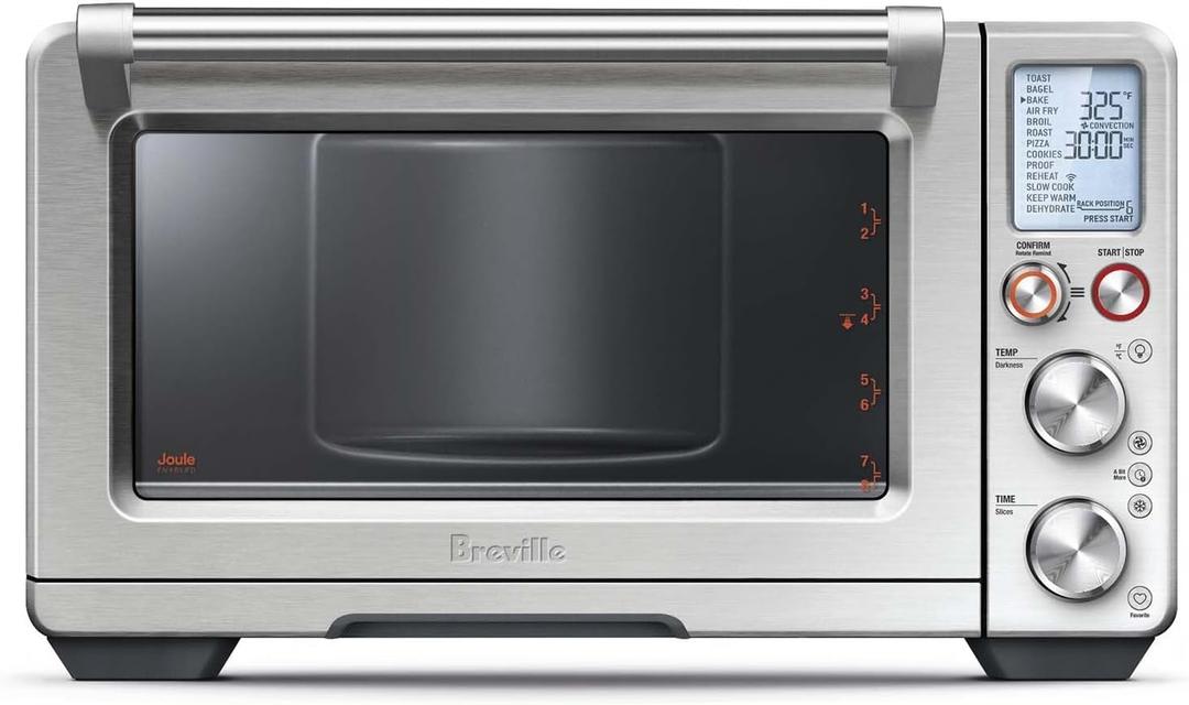 Breville BOV950BSS Joule Smart Oven Air Fryer Pro Countertop Oven, Brushed Stainless Steel (One Size)