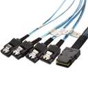 Cable Matters Internal Mini SAS to SATA Cable 3.3 Feet (SFF-8087 to SATA Forward Breakout)