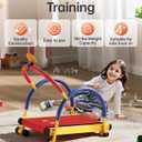 Treadmill for Kids with Handle Bar, XBD Incline Walking Pad Workout Equipment with LED Display, Toddler Treadmills for Home Boys Girls Ages 4+ 150Lbs Capacity