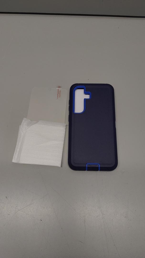 LeYi Compatible for Galaxy A15 5G Phone Case: Samsung Galaxy A15 5G Telephone Funda with 2 Pcs Tempered Glass Screen Protector, 3 in 1 Full Body Shockproof, Heavy Duty Protection for A 15 5G, Blue