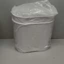 jinligogo 2 Pack 5 Gallon Bathroom Trash Can with Lid, Automatic Motion Sensor White Trash Can, Touchless Slim Waterproof Garbage Bin for Kitchen, Bedroom, Office, and Bathroom