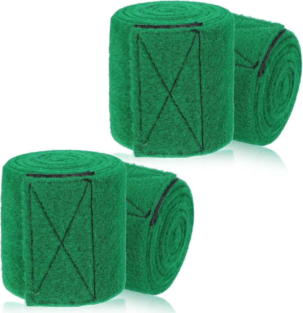 Tree Protector Kit for Slacklines - 79" x 4" Trees Guards - 4 Piece Non-Slip Felt Wraps with Anti-Slip Guide Straps Perfect Outdoor Tree Wear for Ziplines Hammocks Slackline Rope