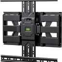 USX MOUNT Ultra Slim TV Wall Mount 37-75 Inch TVs Mount with Swivel and Tilt, Low Profile Full Motion Bracket with Articulating Dual Arms, Up to VESA 400X400 mm Max 16" Wood Studs, Holds 99lbs