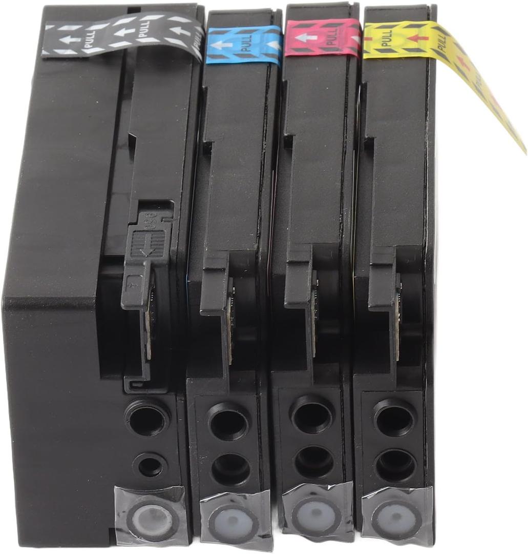 Jonlaki Printer Ink Fluent Printing Smart Chip Practical BK C M Y Ink for OfficeJet Pro 8210 Printer Set