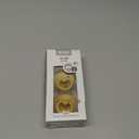 Bibs Pacifiers Color Collection, Set of 2 BPA-Free Latex Pacifiers Made in Europe, Round Nipple Baby Pacifier. (6+ Month (Pack of 2), Mustard)