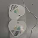 2Pcs Heart-Shaped Sea Glass Friendship Decor,Timeless Friendship Heart Keepsake - Christmas Pendant,Sea Glass Art for Christmas Tree Hanging Ornaments,for Friends or Lovers