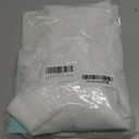 RYB HOME White Semi Sheer Curtains 84 inches Long - Living Room Curtains for Half Privacy, Linen Textured Sheer Light Filtering Vertical Window Drapes for Bedroom Dining, Width 52 inch, 2 Panels