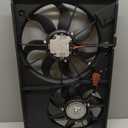 VW101 Replacement Dual Radiator & Condenser Cooling Fan Assembly for Volkswagen Jetta VW Rabbit Golf Beetle L5 2.5L
