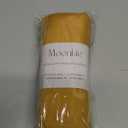 Moonkie Muslin Swaddle Blankets with Pacifier Clip, Soft Baby Blankets for Boys and Girls, Breathable Receiving Blankets, Baby Swaddles Wrap for Newborns, Toddler Essentials, 47 x 47 inches, 1 Pack, Yellow