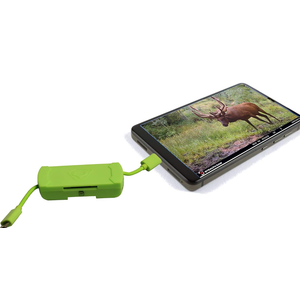 HME Compact Portable SD Card Reader for Android Devices with On The Go Technology (OTG) One USB 2.0 Hub