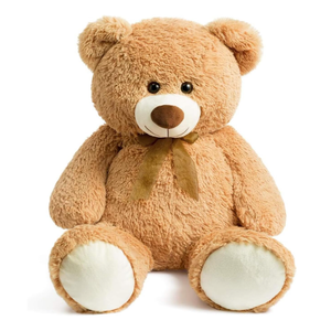 HollyHOME Big Teddy Bear, Large Bear Stuffed Animal, Gift for Kids, 36" Tan