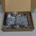 Ravinte 30 Pack Solid 3-3/4 Inch Kitchen Square Cabinet Handles Matte Black Pulls Drawer Pulls Kitchen Cabinet Hardware Flat Black Handles