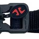 8TIMBER Stern Link with Fidlock Quick Release Magnetic Sternum Strap - Secure Adjustable Durable and Comfortable Perfect for Hiking, Commuting, and Travel - Compatible with Most Backpacks (Black with orange logo detailing on pull tab)