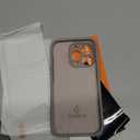 FireNova Designed for iPhone 16 Pro Case, Silicone Upgraded [Camera Protection] Phone Case, Soft Anti-Scratch Microfiber Lining Inside, 2024, Natural Titanium