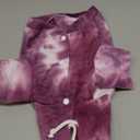 Mklhgty Tie Dye Dog Hoodie, Winter Coat for Small Dogs - Ultra-Soft Adjustable Warm Hood, Breathable Comfort Fabric for Daily Use (XS: 3.5-6lbs, Purple)