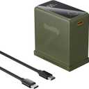 SMALLRIG 10500mAh Replacement USB-C Battery for Sony NP-F970, PD 36W Fast Charging, 3.5H Fully Charged, for Sony FX3/A7 IV/A7S III, for Canon R5/R6, for Nikon Z8, Power Supply for LED Light, Monitor (Green)