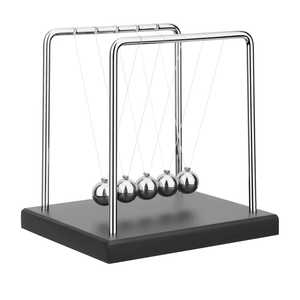 QLKUNLA Newtons Cradle Balance Balls Science Physics Gadget Desktop Decoration Kinetic Motion Toy for Home and Office