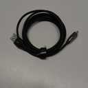 6 Foot Braided Nylon Micro Black Chrome USB Charge/Sync Cable