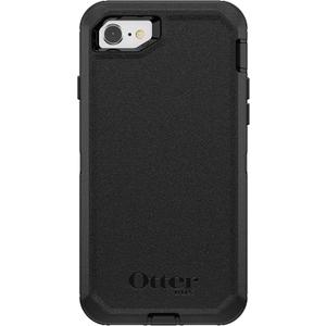 OtterBox Defender Series Case for iPhone SE 3rd Gen (2022), iPhone SE 2nd (2020), iPhone 8, iPhone 7 (Not Plus) - Case Only - Non-Retail Packaging - Black
