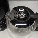 Mueller 12-Cup Drip Coffee Maker - Borosilicate Carafe, Auto-Off, Reusable Filter, Anti-Drip, Keep-Warm Function, Clear Water Level Window Coffee Machine, Kitchen Essentials & Accessories (Black)