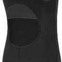 Girls' Swimwear Swimsuit Size 6-7 Years Black Back Cutout Bathing Suit Swimming for Pool Beach Activities