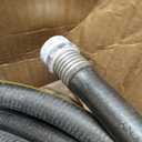 WiseFlow Garden Hose 100FT x 3/4", Heavy Duty Rubber Hose, Water Hose with Five Layered Braiding, Male Female Fittings, 1000PSI Burst, 300PSI Working (Black)