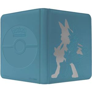 Ultra PRO Elite Series Pokmon Cards PRO-Binder - Lucario Design, Holds 360 Sleeved Cards, 9-Pocket Side-Loading Pages, Padded Leatherette with Foil, Zipper Closure, Ideal for Pokmon Collectors