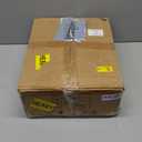 TV Stand with LED Lights for 55 Inch TV, Entertainment Center with 3-Tier Open Shelves, TV Console Table for Living Room, Bedroom, Rustic Brown