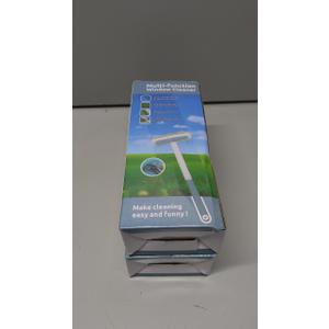 Pet Hair Remover, Reusable 4 in 1 Pet Hair Removal Tool Brush for Lint, Multifunctional Cat & Dog Hair Remover for Couch Furniture Car Bed Window Clothes, Washable Brush with Long Handle & 2 Scrapers Pack of 2